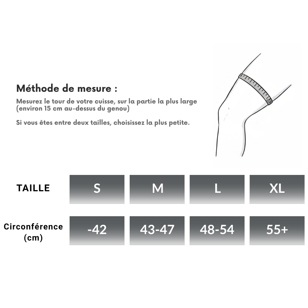 Soporte de compresión para rodillas y piernas