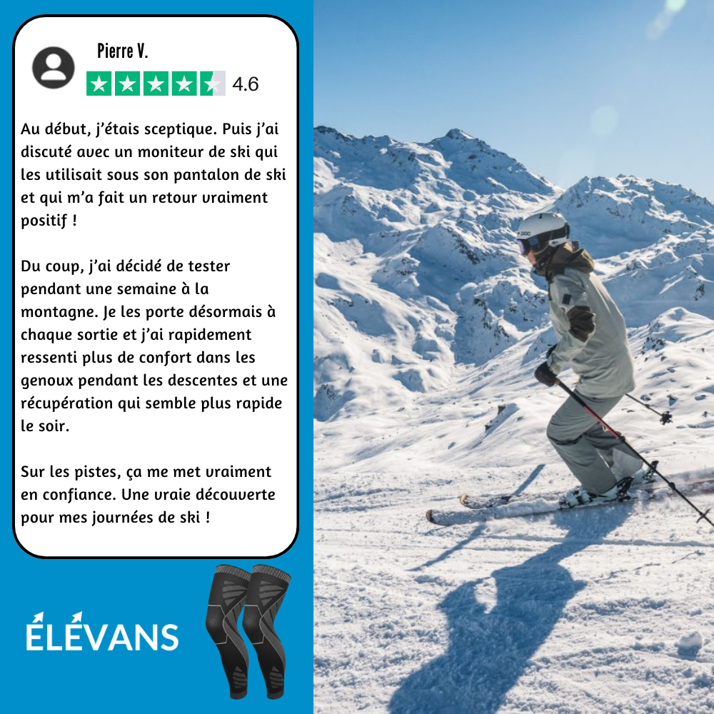 Soporte de compresión para rodillas y piernas